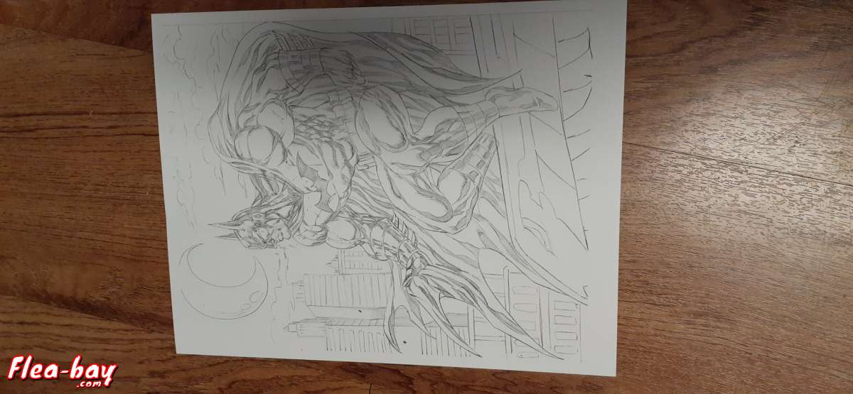 dc comic drawing batman