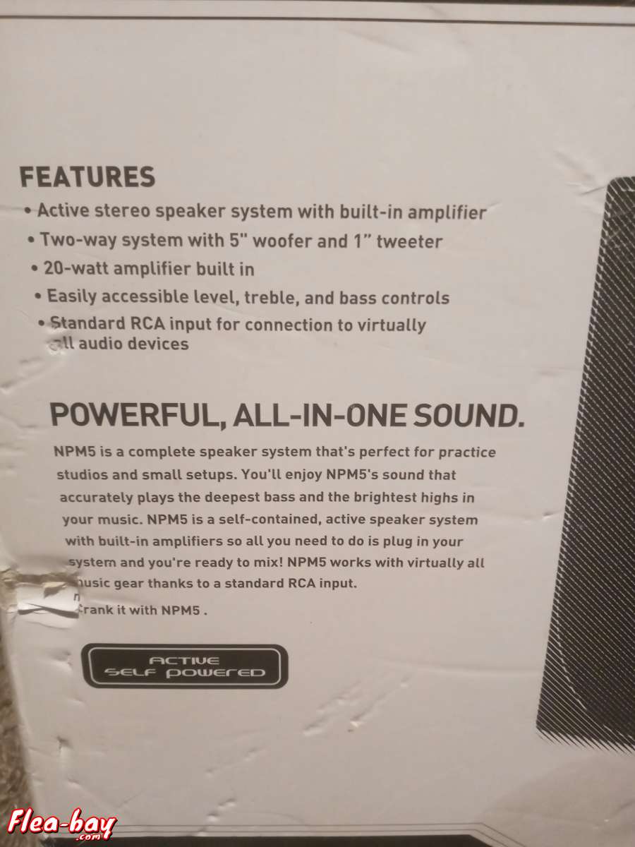 Numark dj mixtrack pro 2/ and Numark NPM5 SPEARKERS