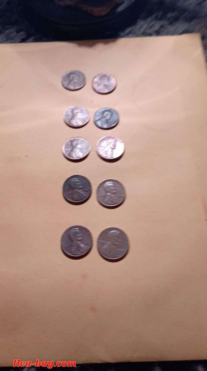 old n misprint pennys