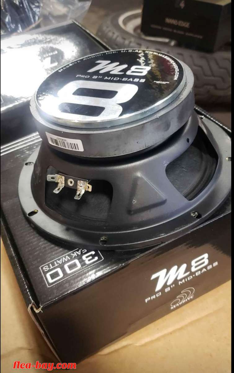 New Massive Audio M8 pro 8" mid range