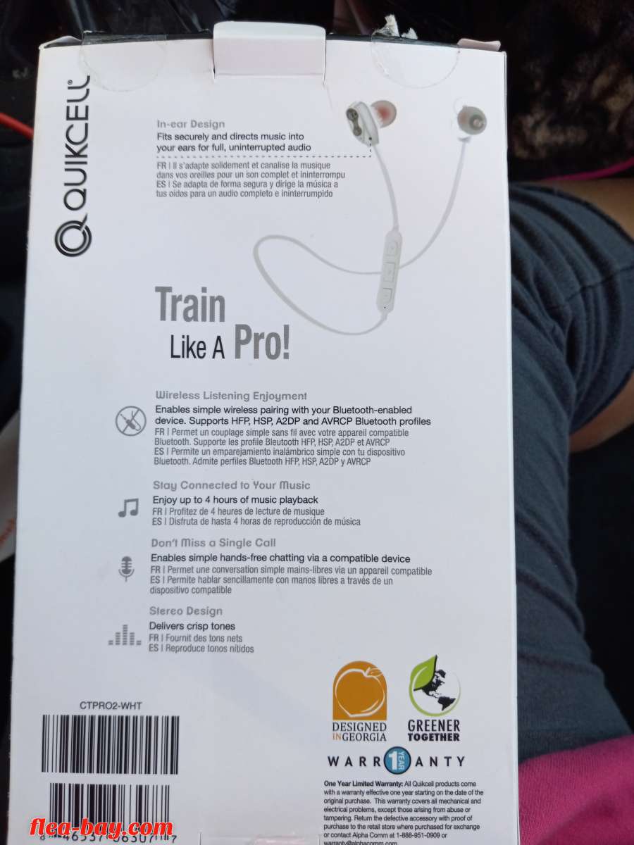 quikcell cross trainer pro 2 Bluetooth headset
