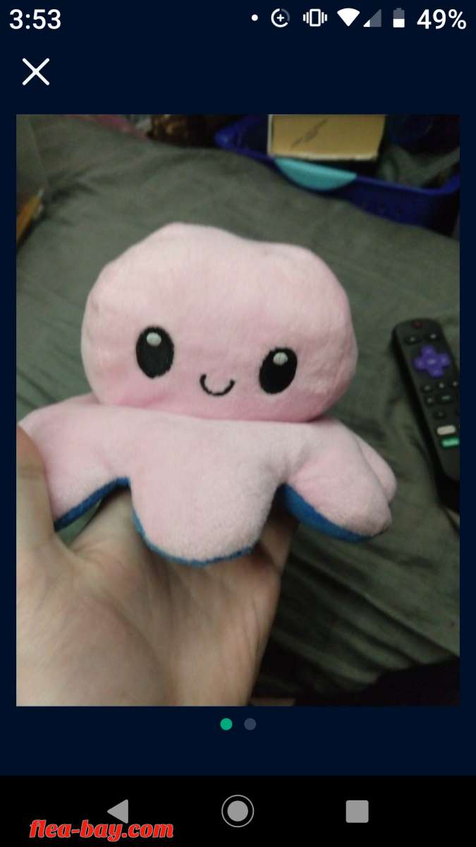reversible octopus plushie