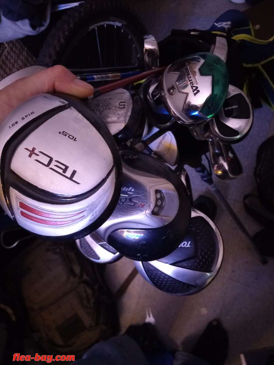 Golf Clubs10 diffdrivers & new full set top flight 2021clubs