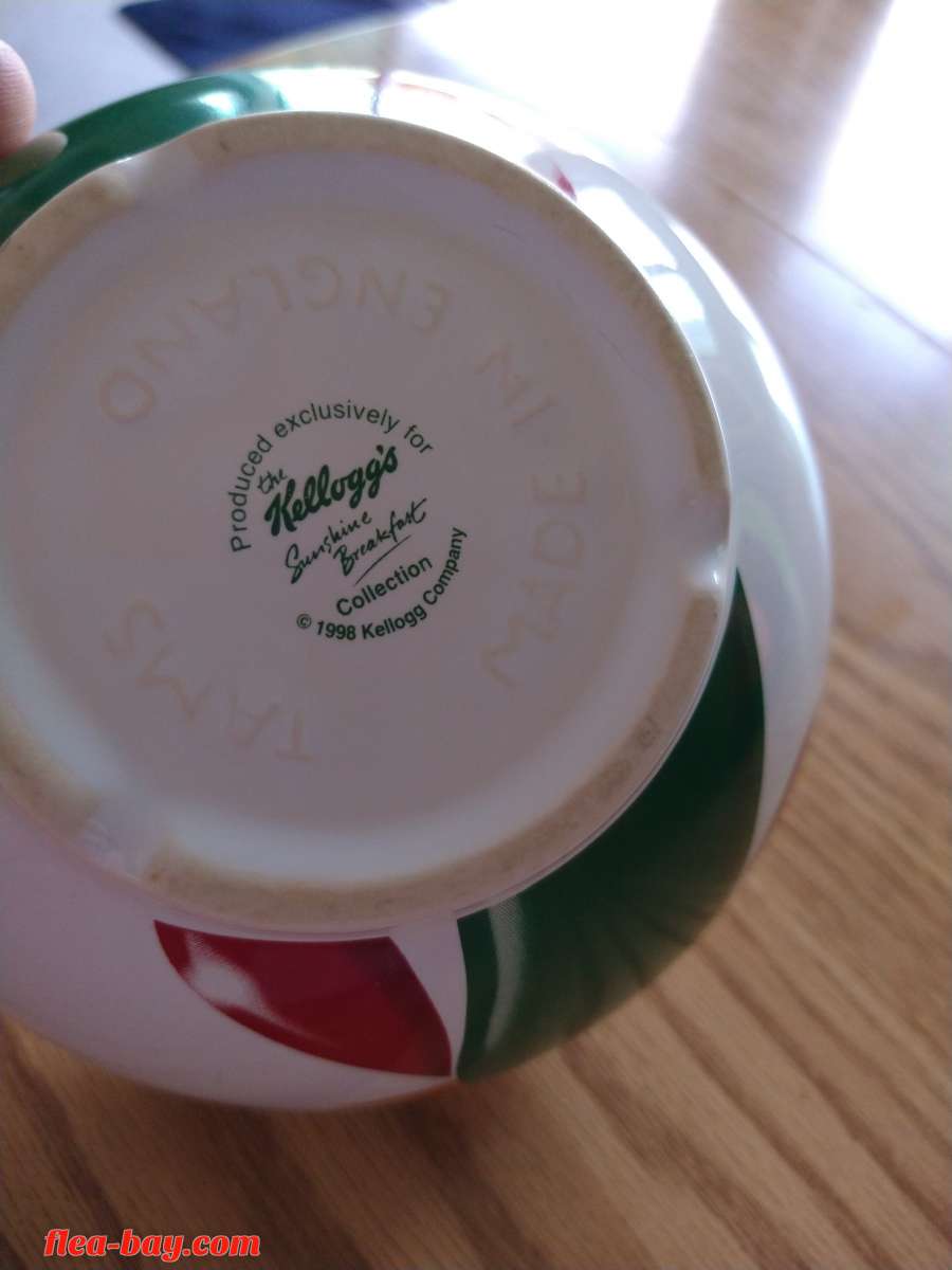 Kellogg's Cornelius corny rooster ceramic cereal bowl