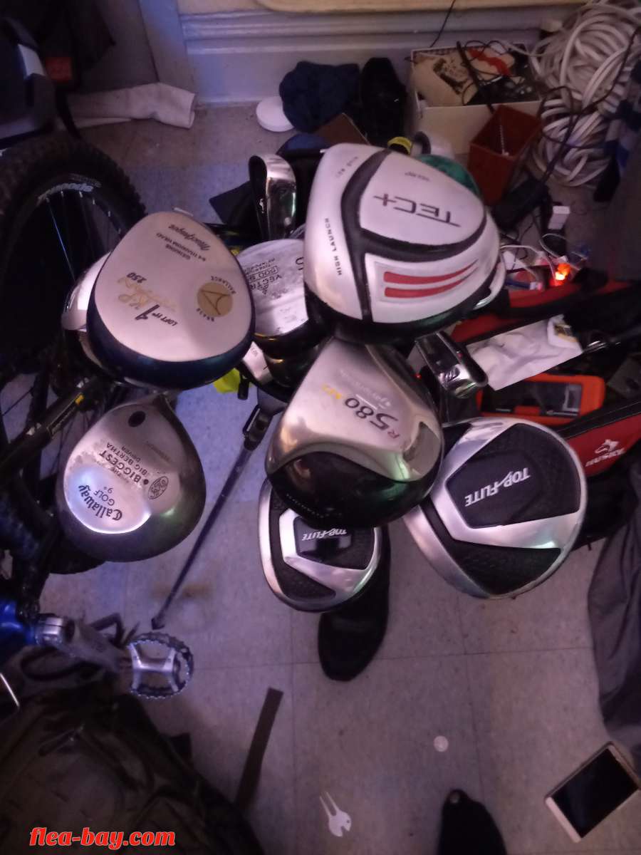 Golf Clubs10 diffdrivers & new full set top flight 2021clubs