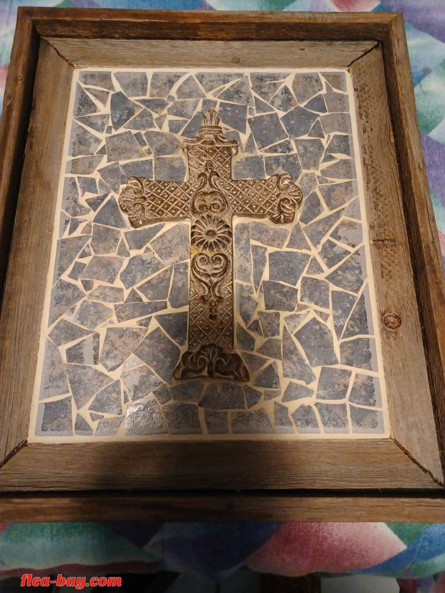 mosaic crossed "Abel"