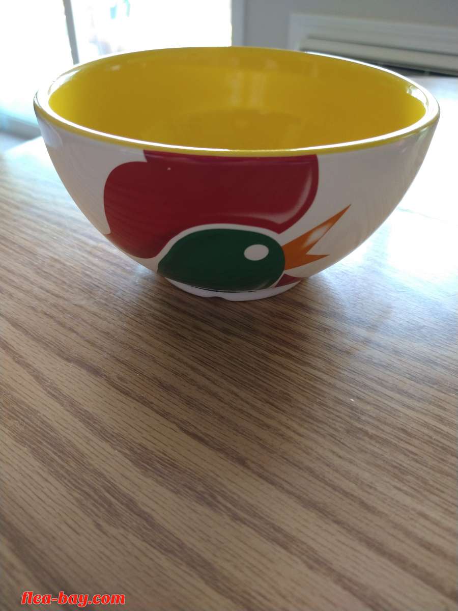 Kellogg's Cornelius corny rooster ceramic cereal bowl