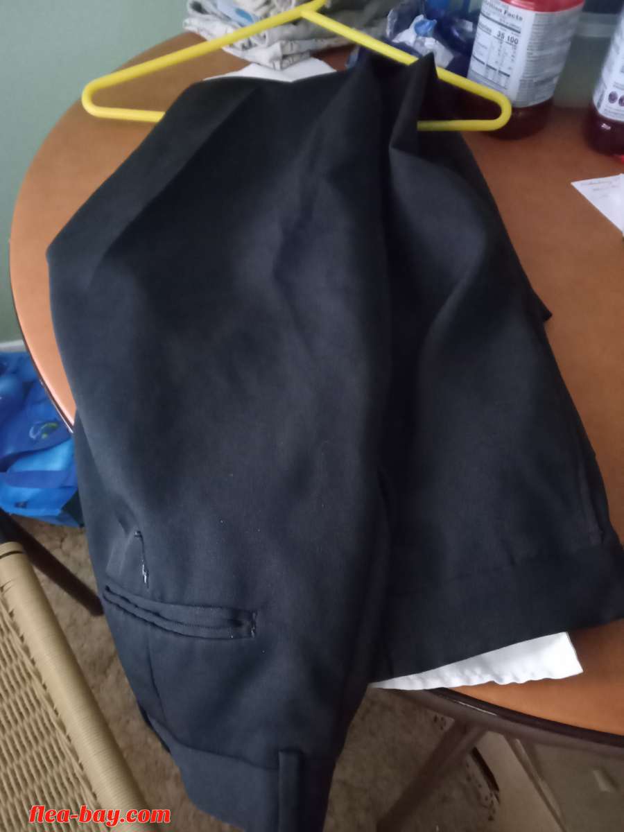 Men's Black Dress Slacks