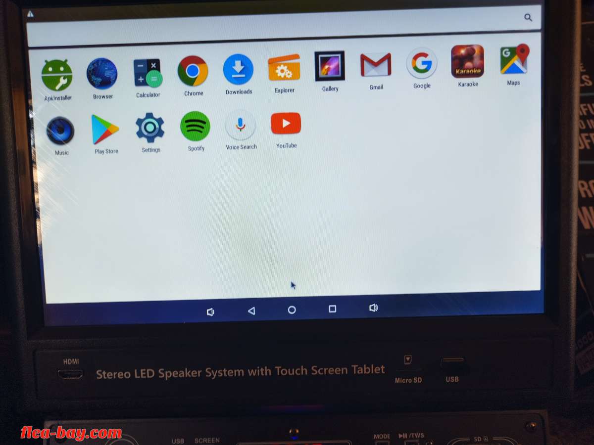 (DOLPHIN KARAOKE BLUETOOTH 2X10" WOOFER TOUCH SCREEN SPEAKER