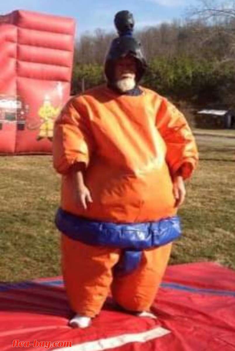 oversize sumo wrestling suites with accessories