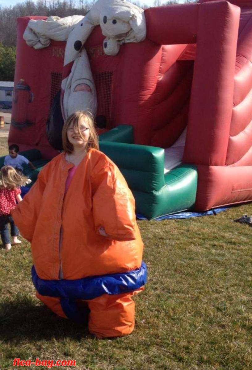 oversize sumo wrestling suites with accessories