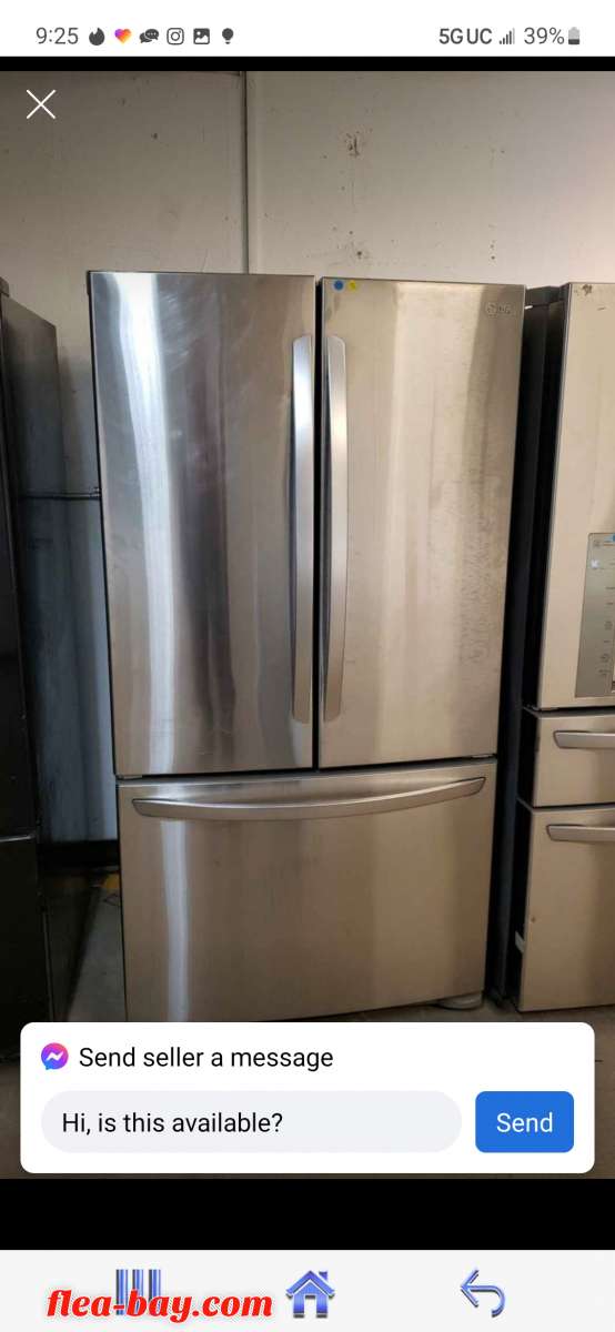 22 Cu. Ft. Large Capacity 30" Wide 3-Door French Door Refrig