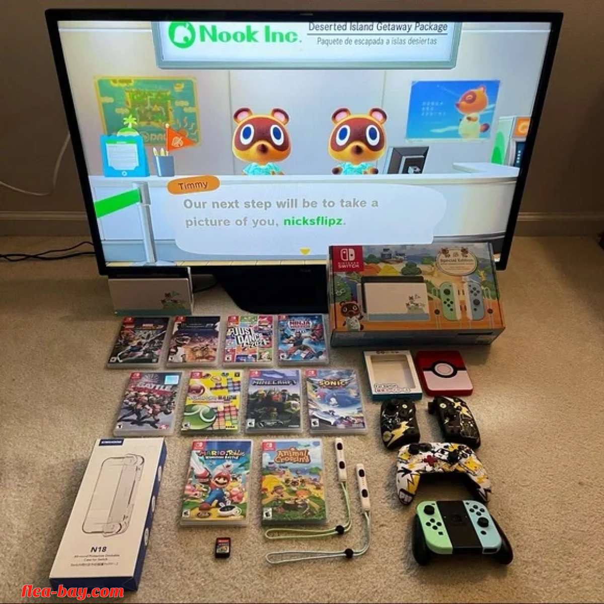 animal crossing Nintendo switch bundle