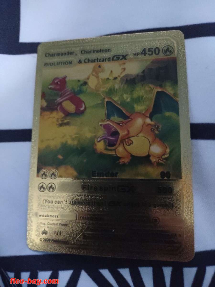 Charmander Charmeleon and Charizard Pokemon card