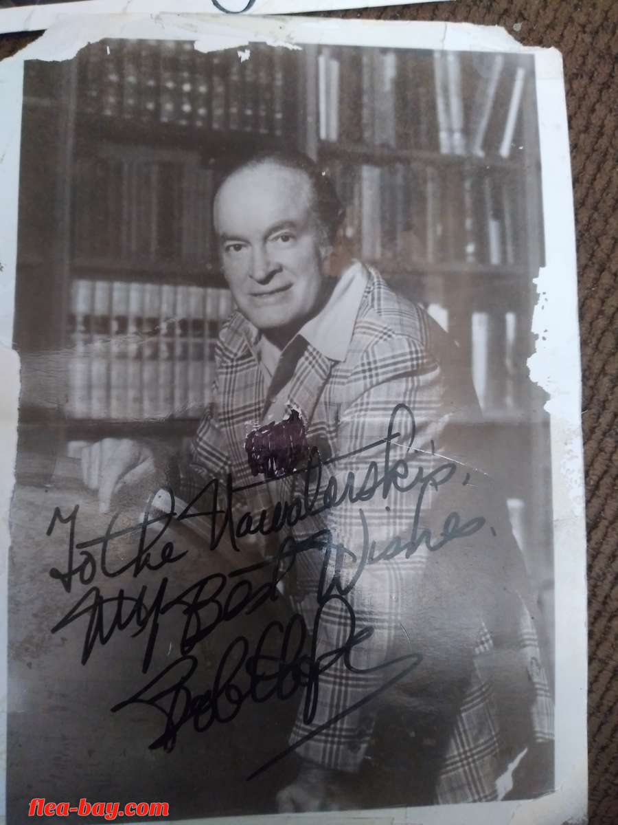 Autograph of Bob hope real deal not fake