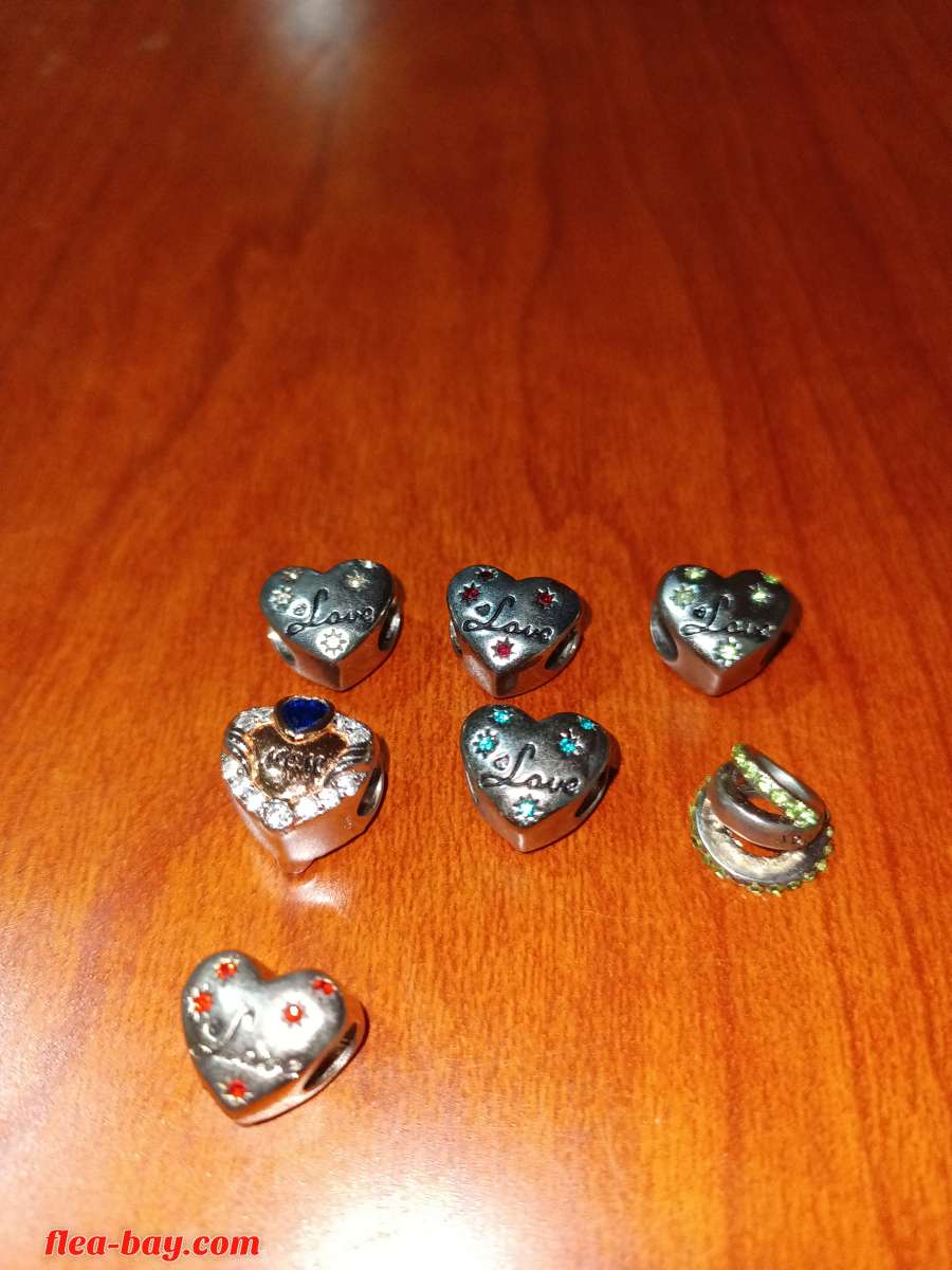 sterling silver charm bracelet pendants