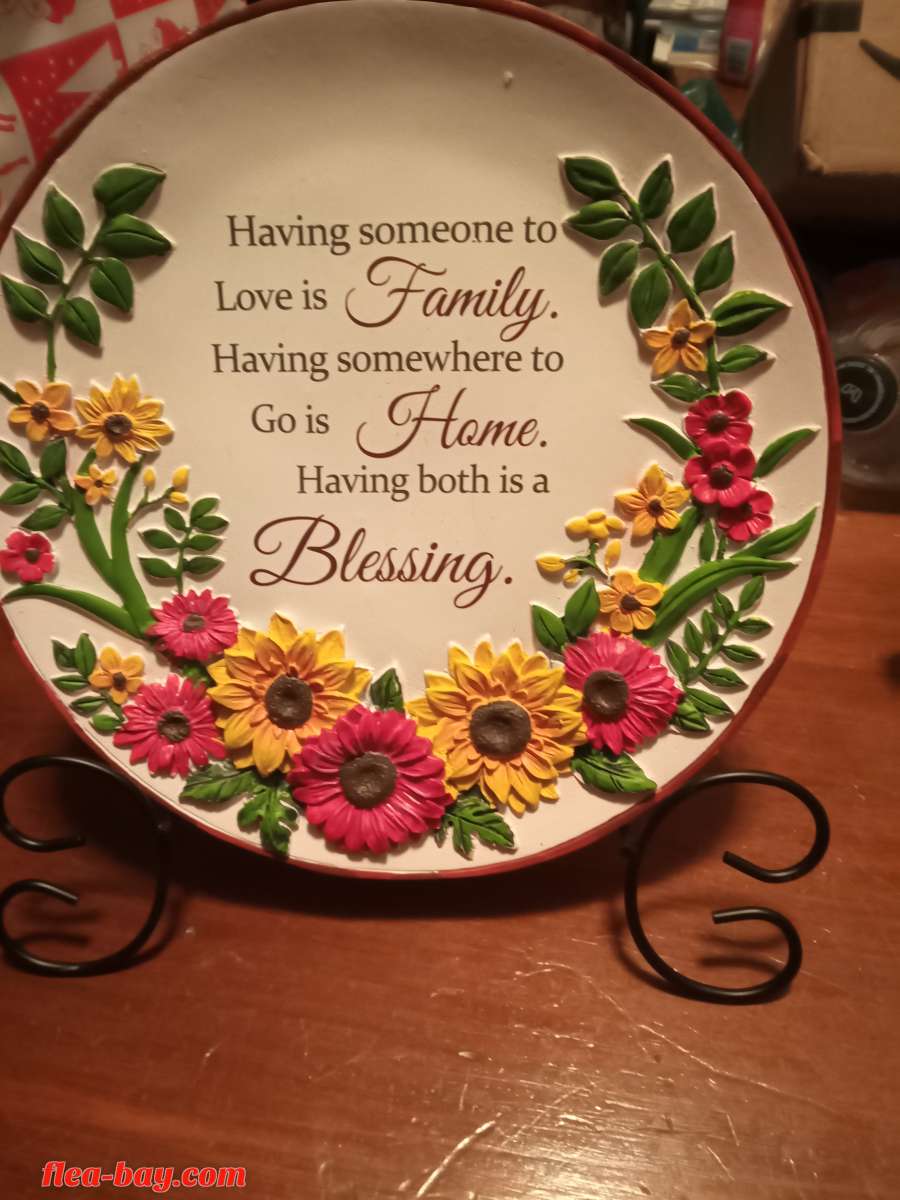 Plate With Stand (Scription Engraved)