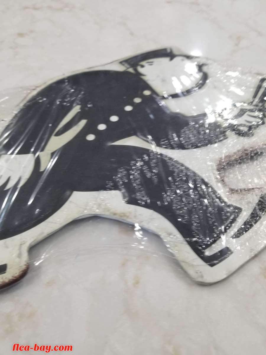 Vintage 2015 Metal Monopoly Sign Hasbro Wall hanging