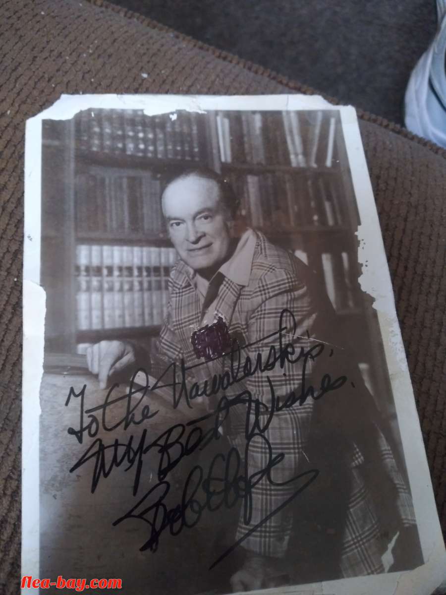 Autograph Bob hope my last name is on it I saw Bob hope show