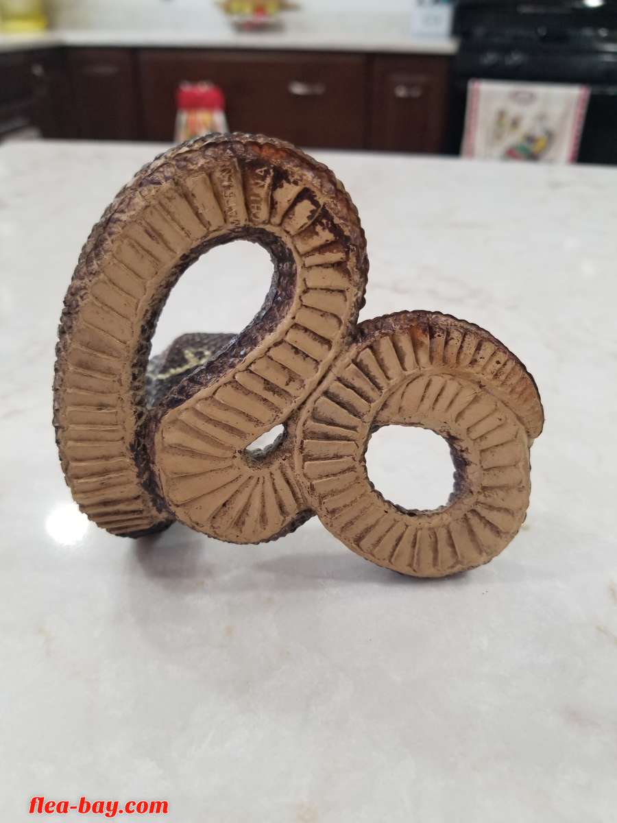 Vintage Cobra Figure Hard Rubber Plastic Toy Snakes