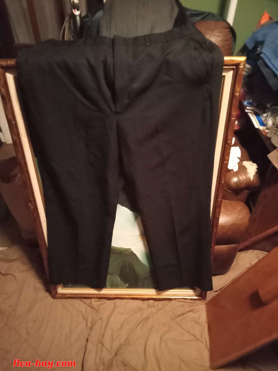 Men's Black Dress Slacks