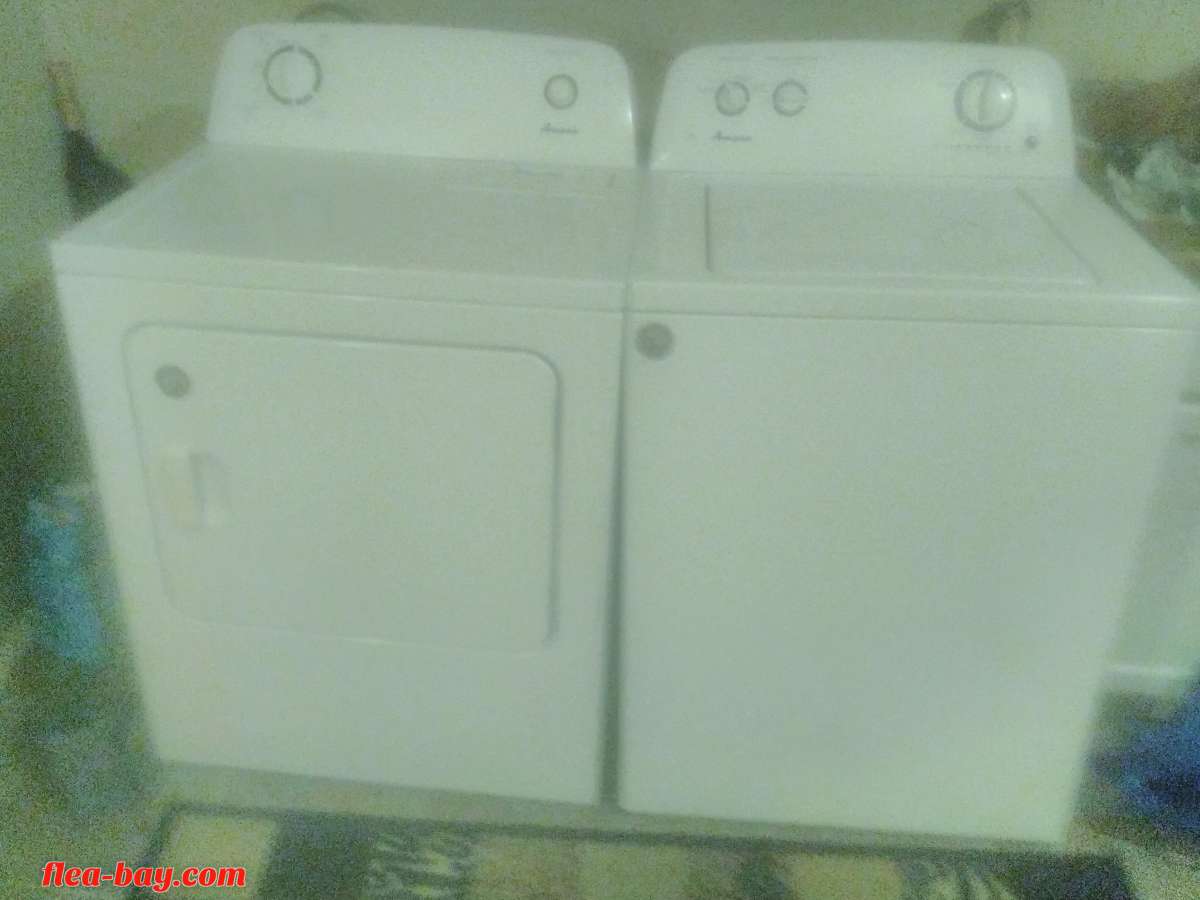 Amana washer and dryer set fully functional