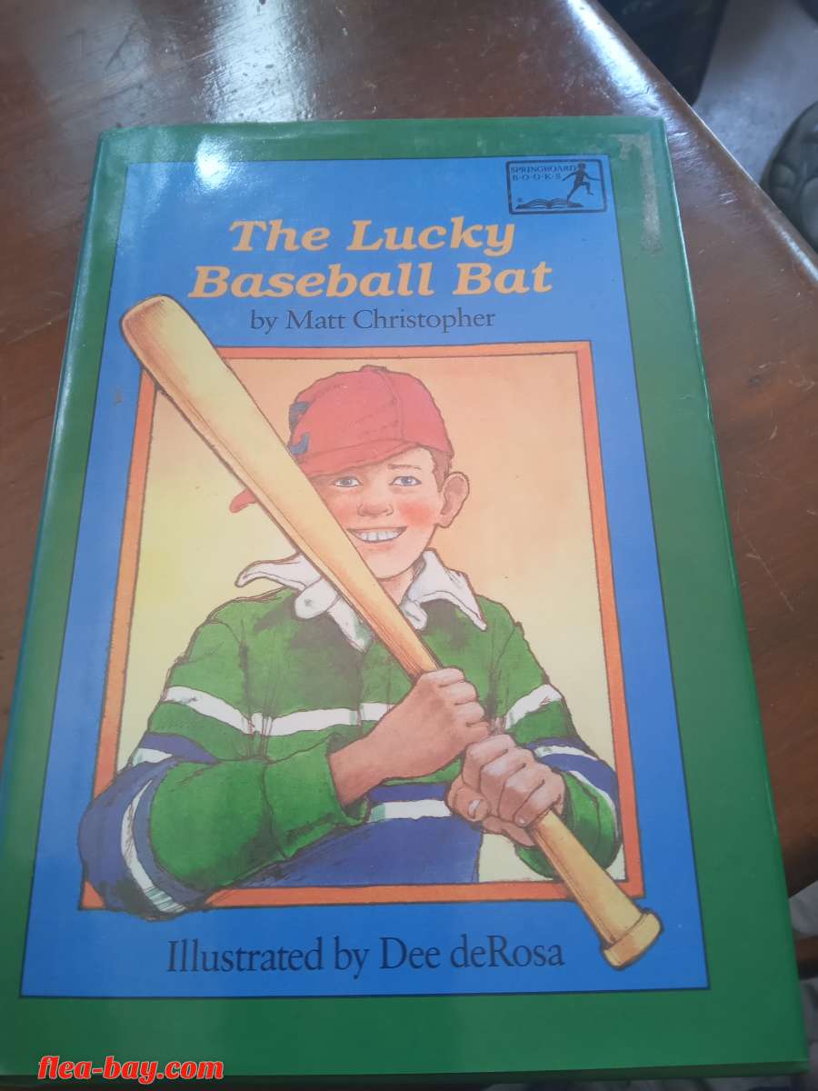 Matt Christopher (The Lucky Baseball Bat) Hard Cover Book