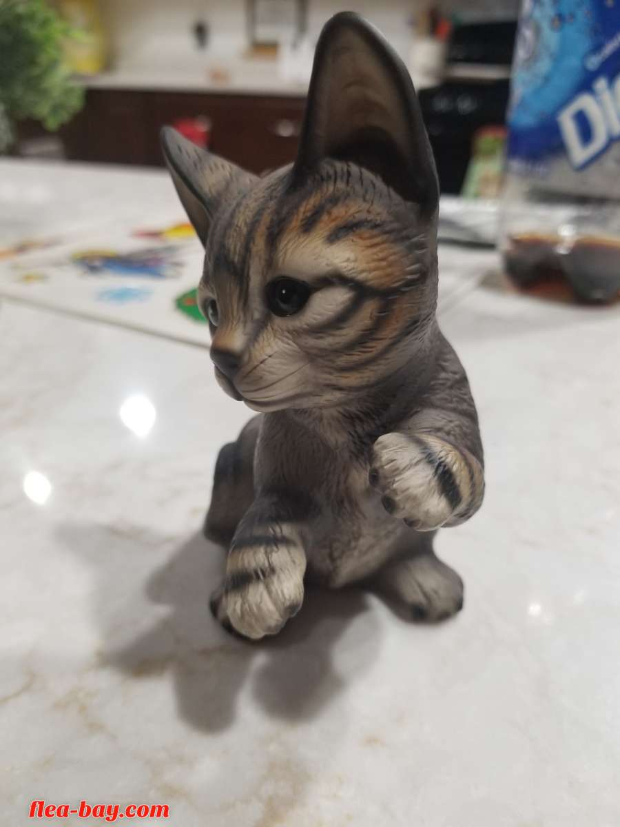Vintage Cat Kitten Figure House of Global Art Japan