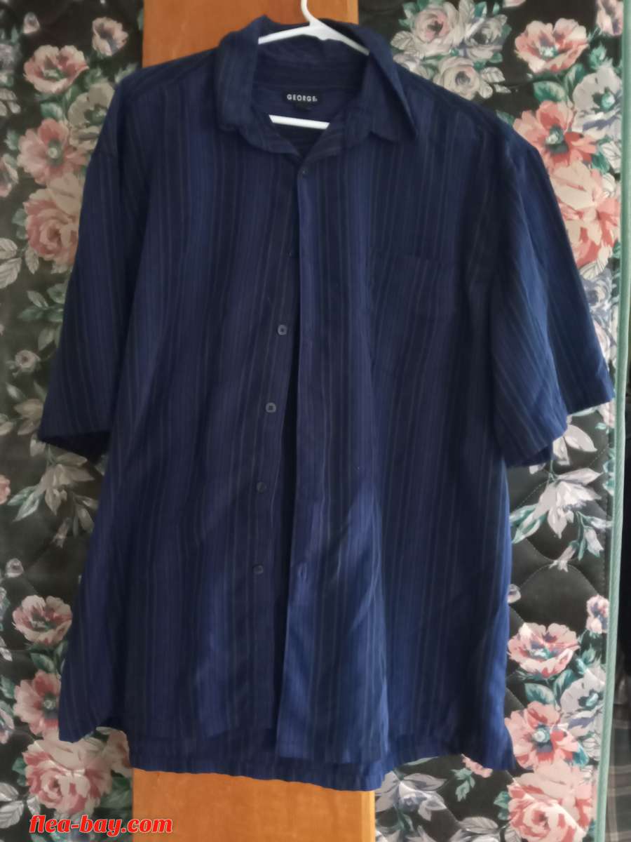 George (Men's Short Sleeve Button Down Dress Shirt)