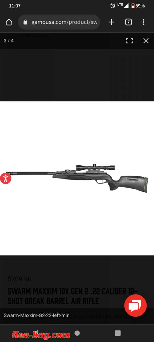 3000 FPS Pellet gun with 3-9x40 power scope