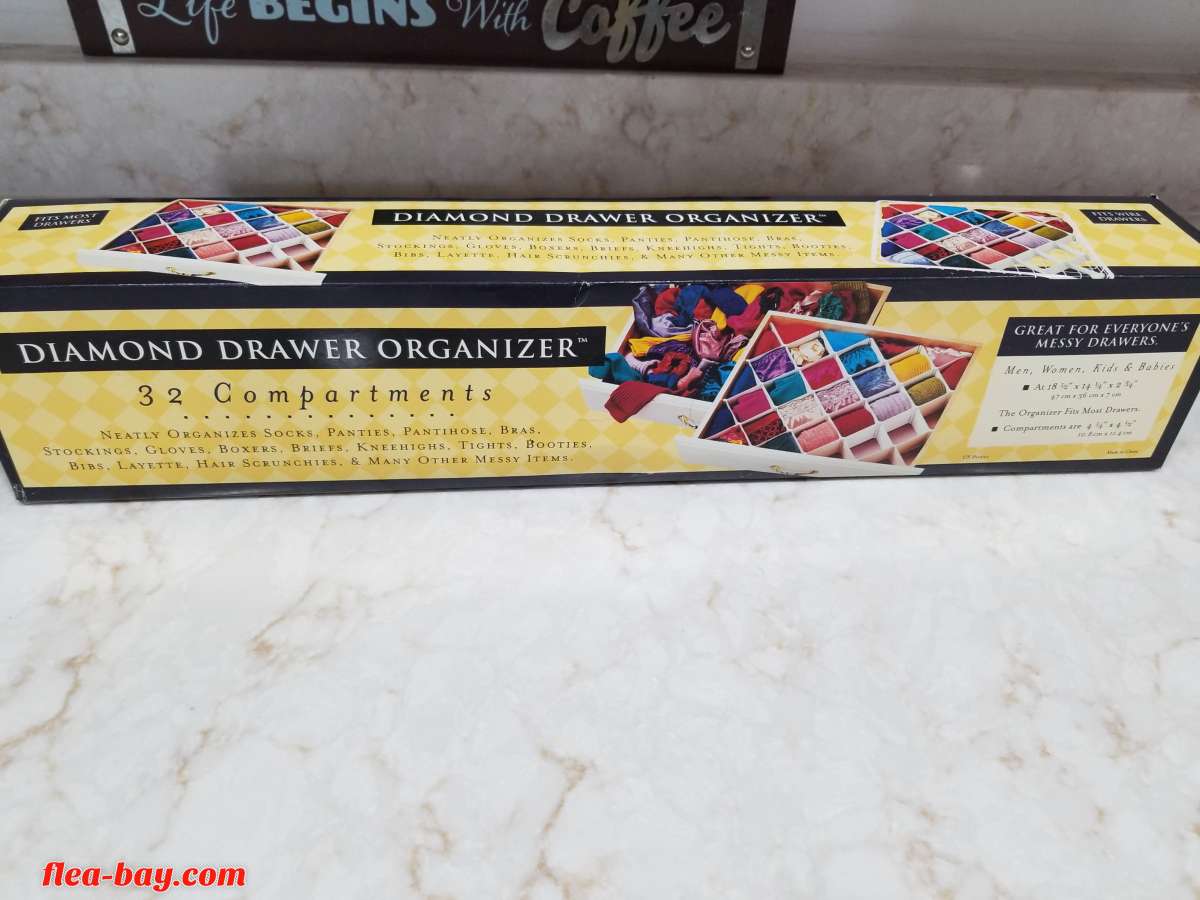 New Diamond Drawer Organizer Storage Bedroom Free Shipping