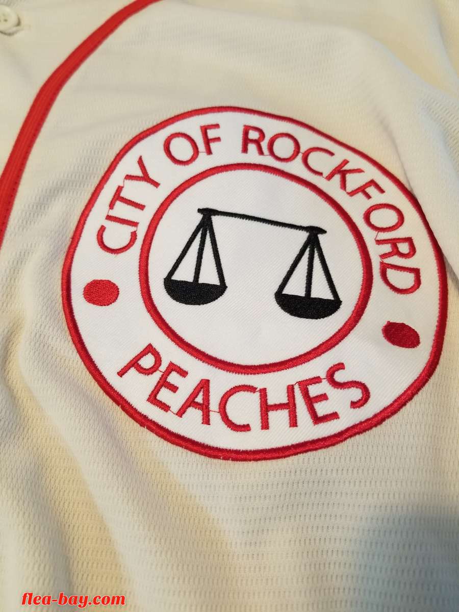 New Unisex Mens size XL Jimmy Dugan Rockford Peaches Basebal