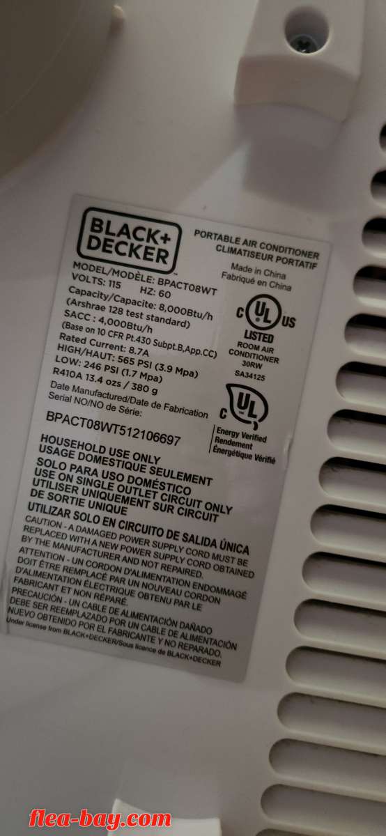 BLACK N DECKER Stand Up AC unit.