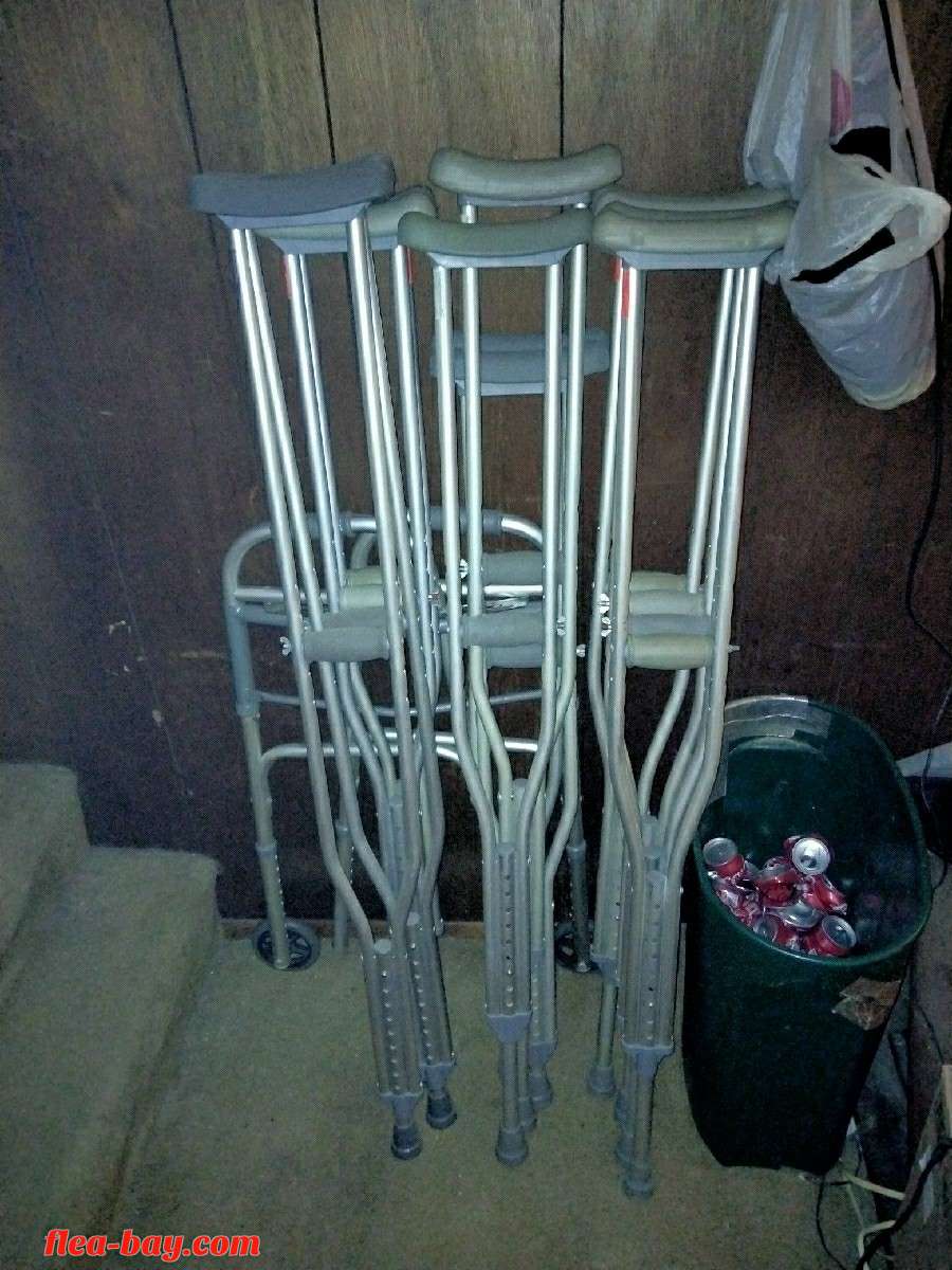 EXCELLENT BRAND NEW 6 PAIRS OF CRUTCHES FOR SALE