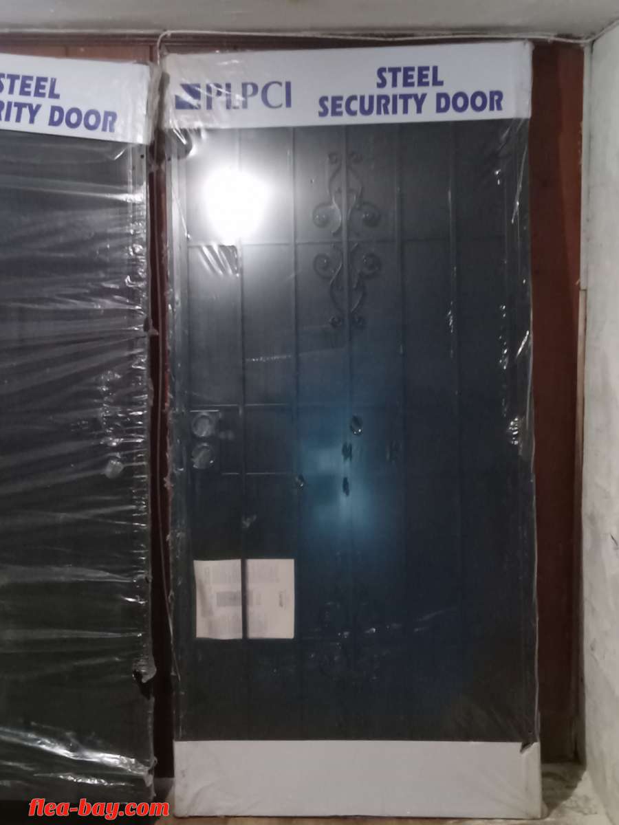 Steel security doors