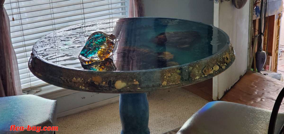 Ocean resin table