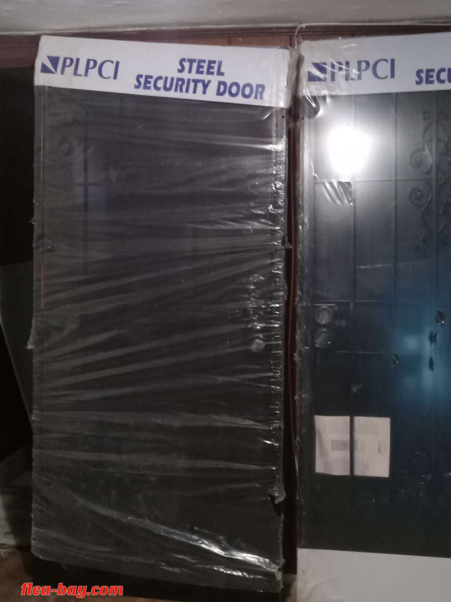 Steel security doors
