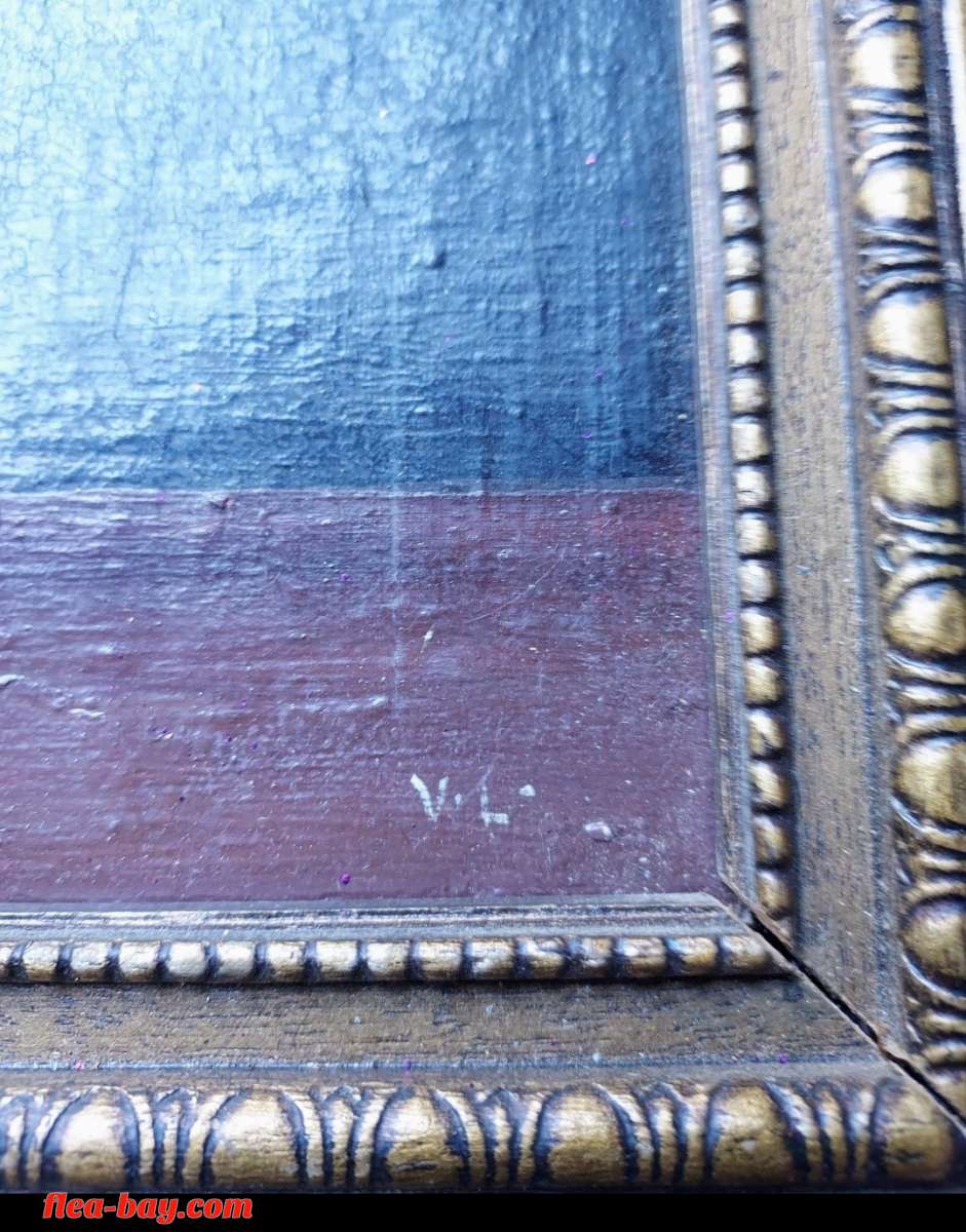 Antique Floral Painting Circa 1801