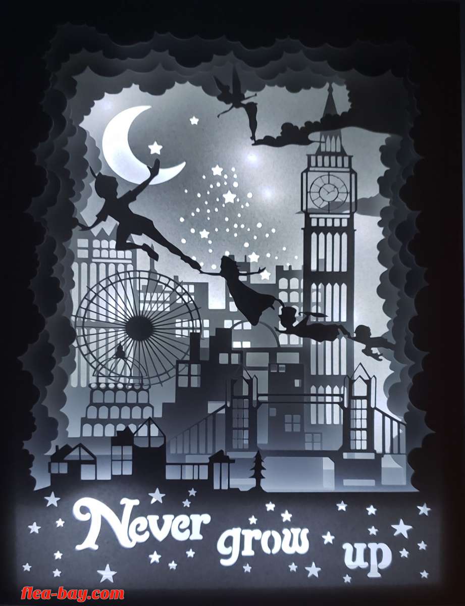 8x10.5 peterpan shadow box