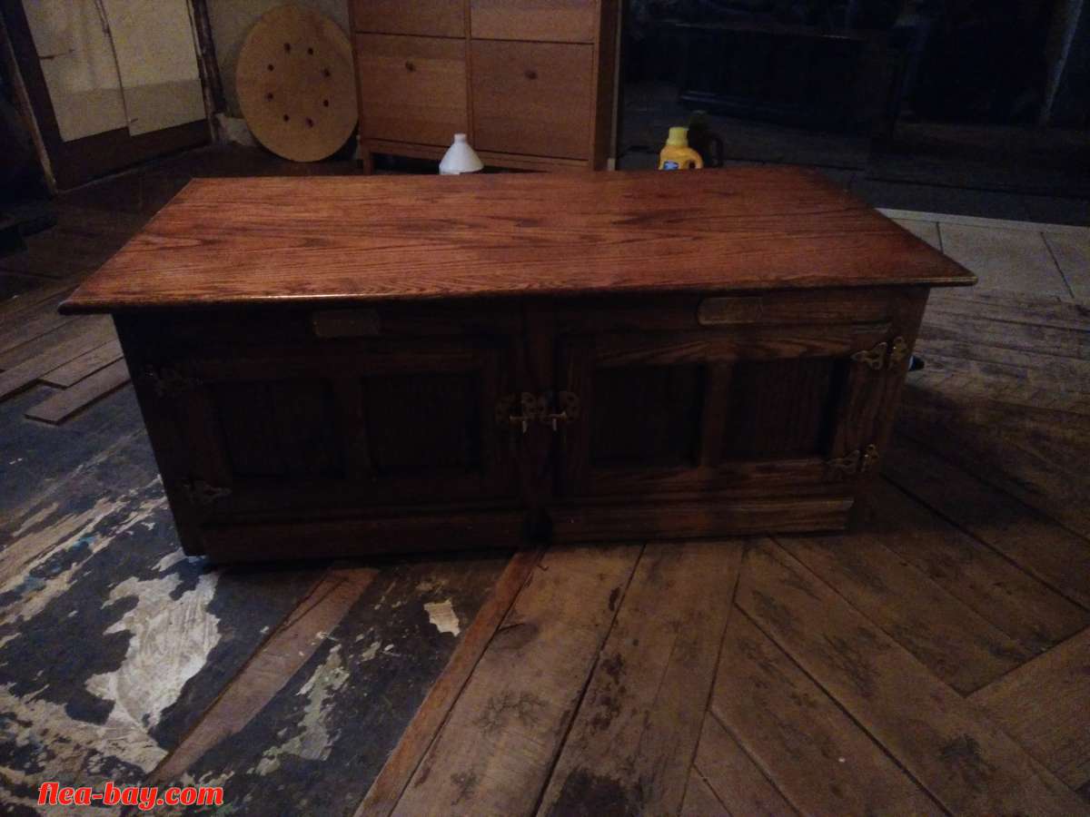 vintage coffee table by white clad