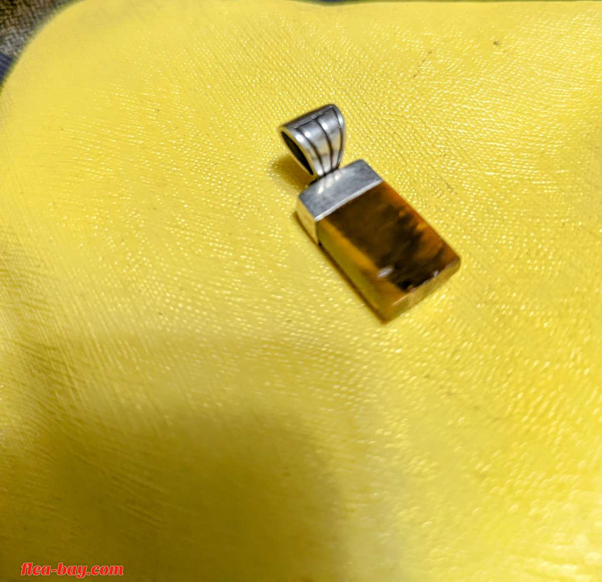 Tigers Eye & Sterling Silver Pendant