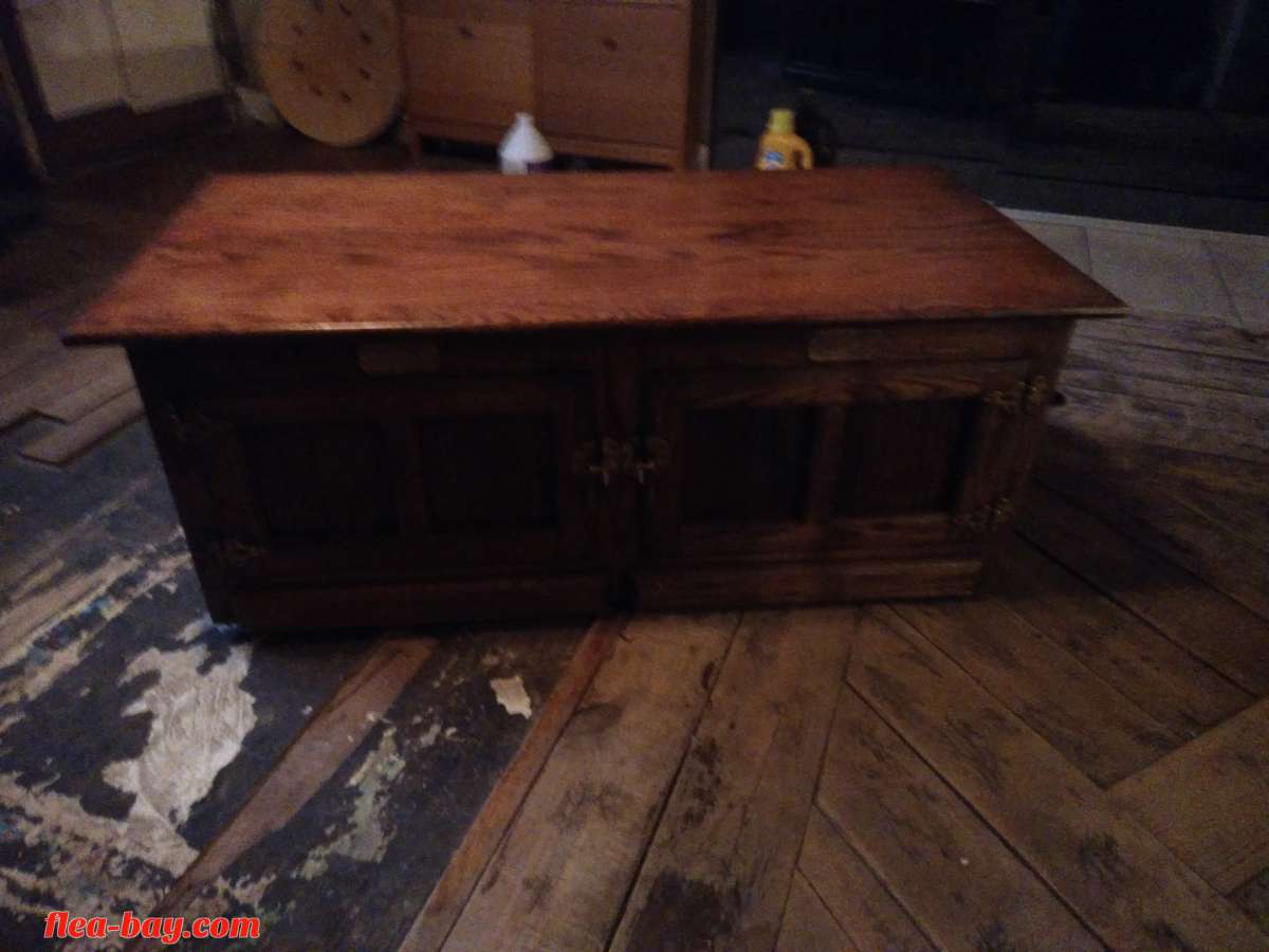 vintage coffee table by white clad