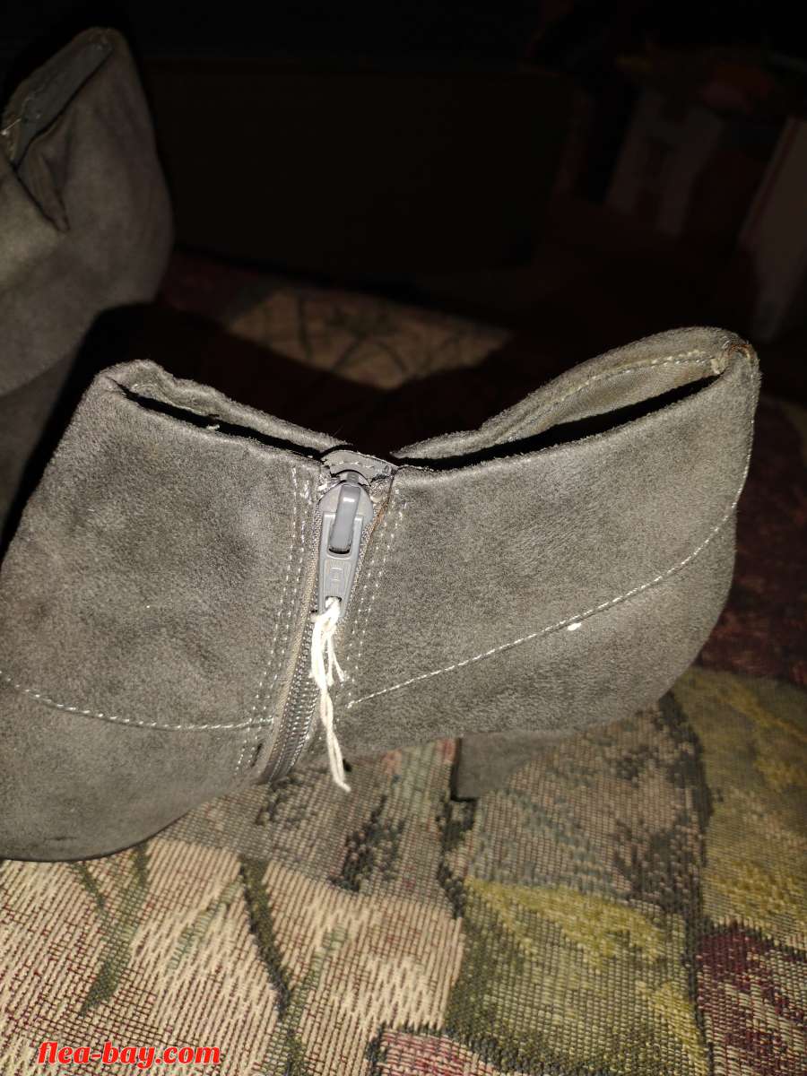 women's boots brown suede used