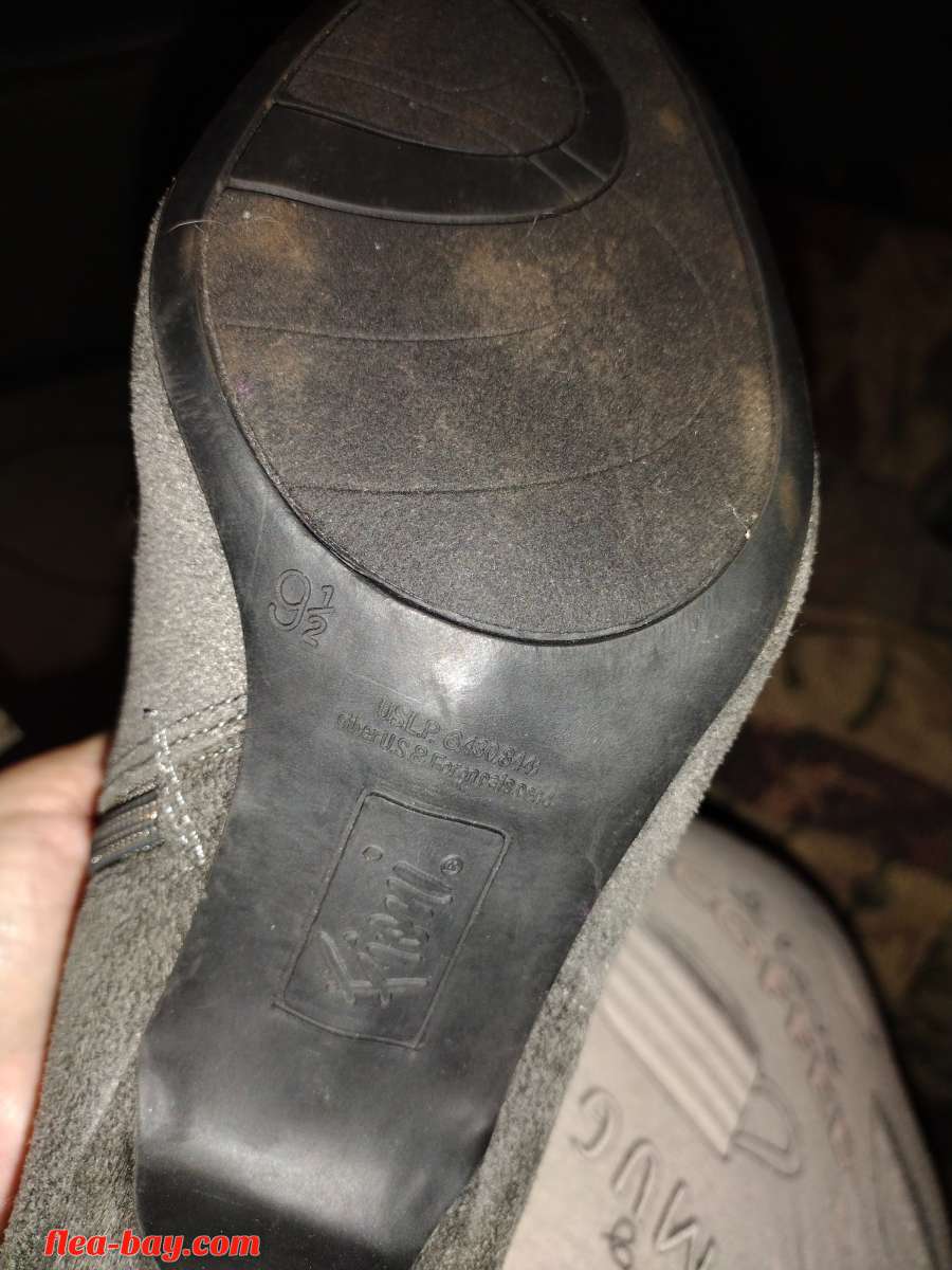 women's boots brown suede used