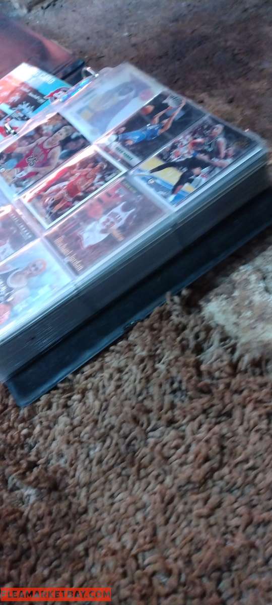 basket ball and baseball cards