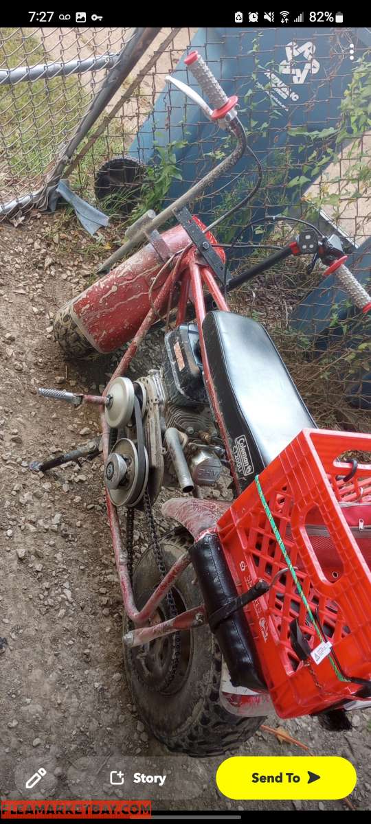 212cc Colman mini bike