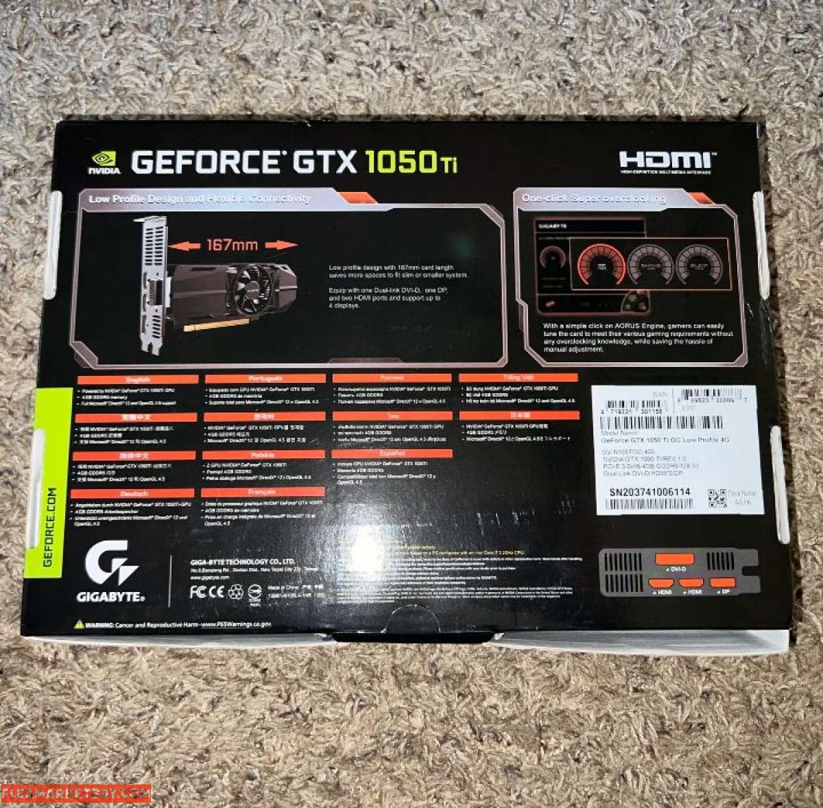 brand New Asus GeForce GTX graphics card