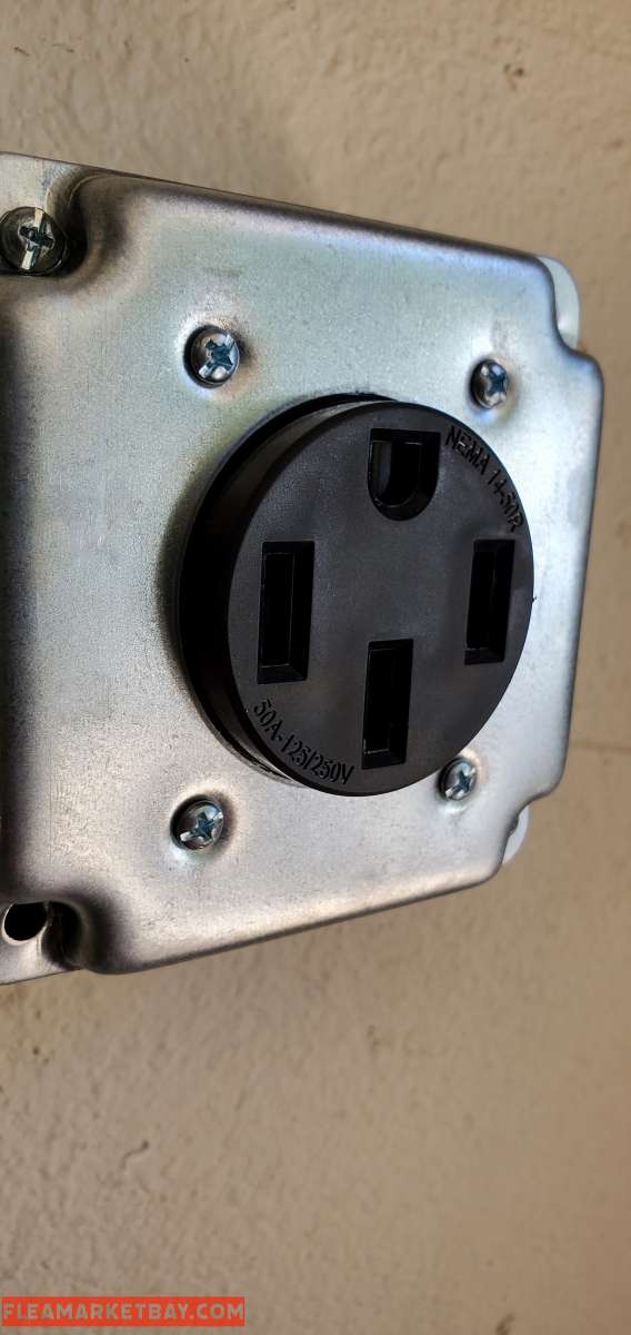 electrician. EV charger installation. nema 14‑50