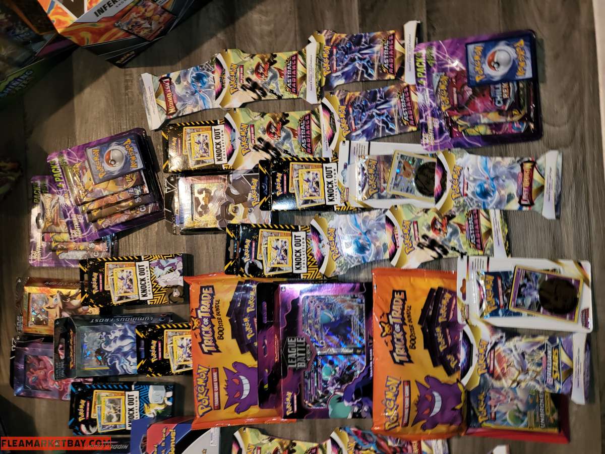 Unopened  pokemon cards  AtoZ there a little of everything
