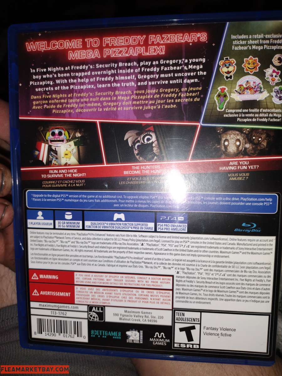 Five Nights at Freddy's Security Breach PS4